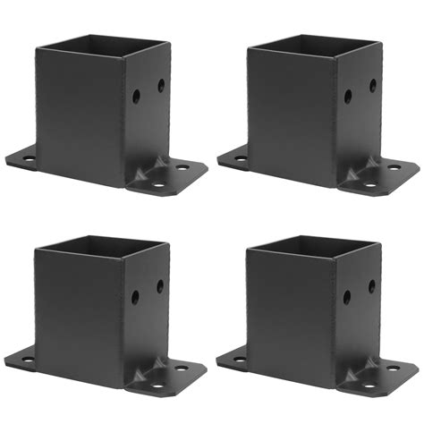 metal fvence brackets|metal brackets for 4x4 post.